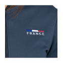 Sweat zippé femme France Limited Edition FLAGS&CUP • Sud Equi'Passion