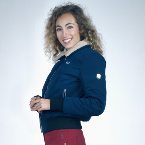 Bombers Femme Zealandia FLAGS&CUP Marine • Sud Equi'Passion