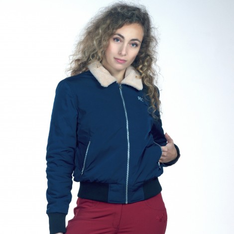 Bombers Femme Zealandia FLAGS&CUP Marine • Sud Equi'Passion