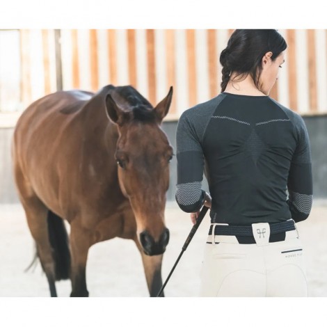 Tee-shirt ML Femme Optimax HORSE PILOT • Sud Equi'Passion