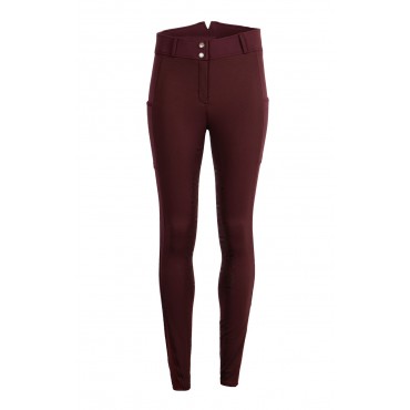 Pantalon taille haute femme Madelyn full grip MONTAR • Sud Equi'Passion
