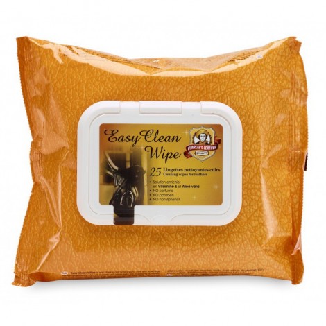 Lingettes Cuir Easy Clean Wipe CHARLEE'S LEATHER • Sud Equi'Passion