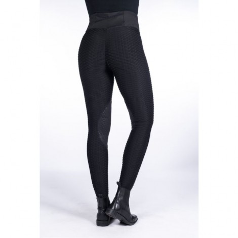 Legging Edinburgh Shape Grip genoux HKM Noir • Sud Equi'Passion