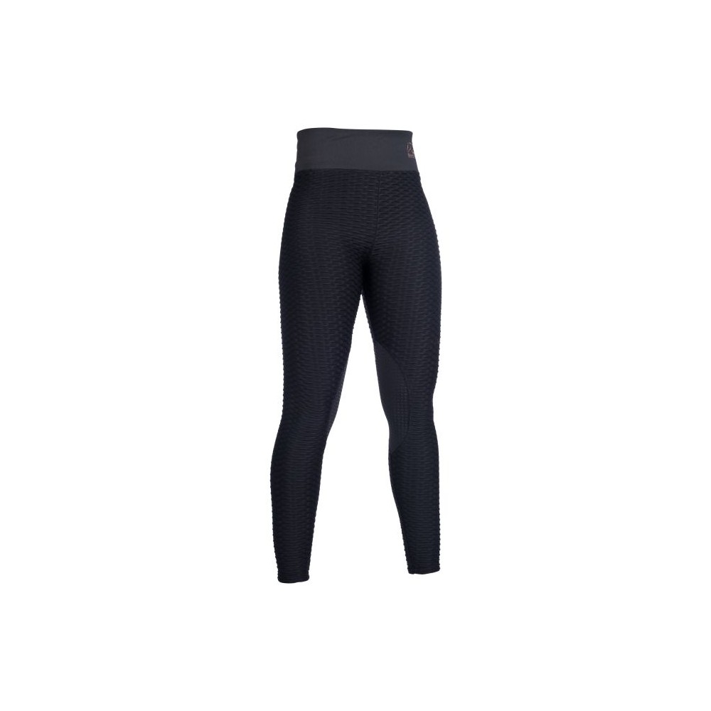 Legging Edinburgh Shape Grip genoux HKM Noir • Sud Equi'Passion