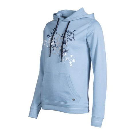 Sweat à capuche Bloomsbury HKM Bleu Gris • Sud Equi'Passion