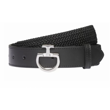 Ceinture élastique CT Clasp New CAVALLERIA TOSCANA Noir • Sud Equi'Passion