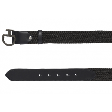 Ceinture élastique CT Clasp New CAVALLERIA TOSCANA Noir • Sud Equi'Passion