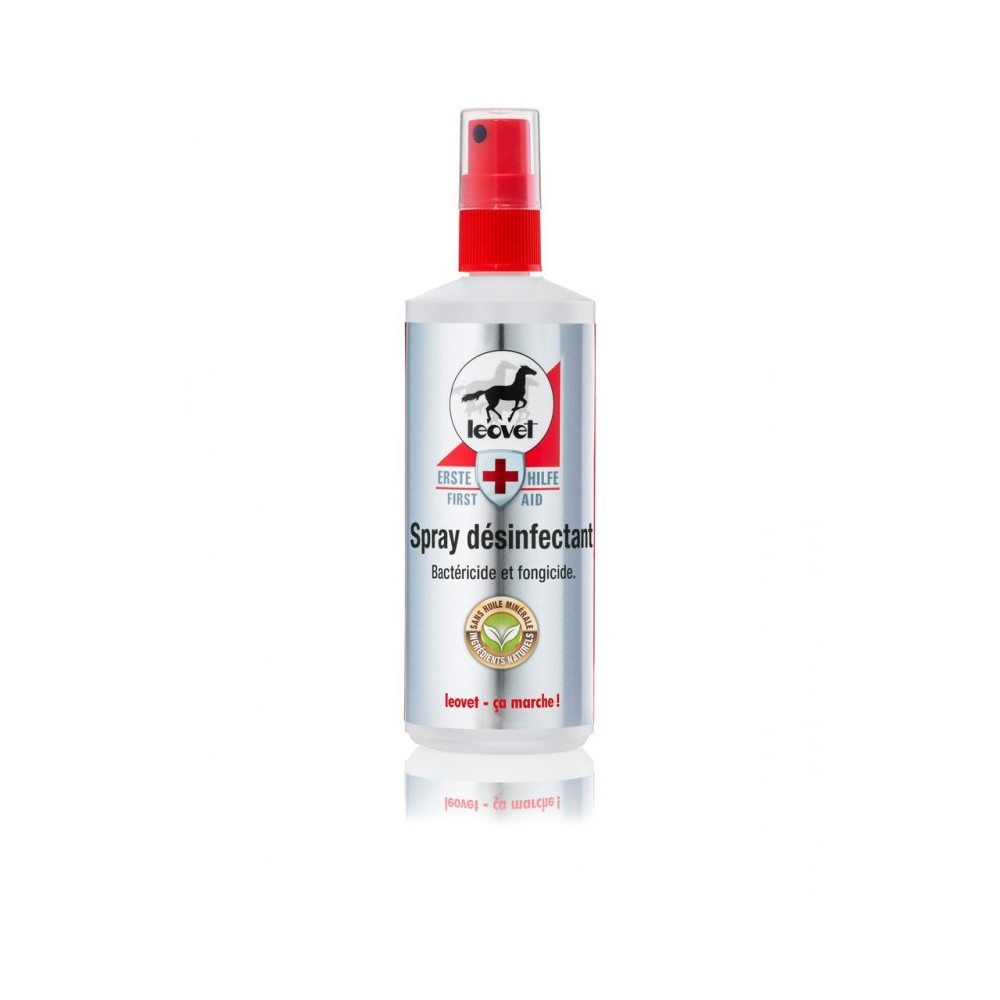 Spray désinfectant First Aid LEOVET • Sud Equi'Passion