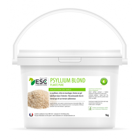 Psyllium Blond Transit et ingestion de sable ESC LABORATOIRE • Sud Equi'Passion