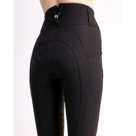 Pantalon femme Taille haute Aviana crystal full grip MONTAR • Sud Equi'Passion