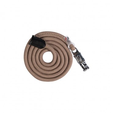 Longe mousqueton anti-panique Carlotta 1.8m HKM Taupe • Sud Equi'Passion