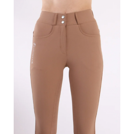 Pantalon femme taille haute Megan fullgrip MONTAR • Sud Equi'Passion