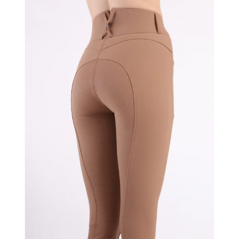 Pantalon femme taille haute Megan fullgrip MONTAR • Sud Equi'Passion