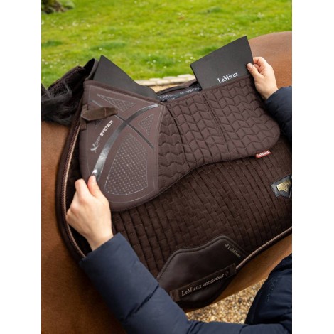 Amortisseur Pro-Sorb Plain 3 Pockets Quilted Half Pad LEMIEUX • Sud Equi'Passion