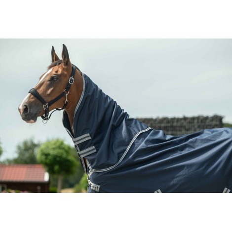 Couverture imperméable 600D Therma Pro cou détachable HKM • Sud Equi'Passion