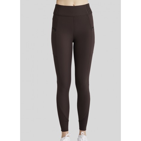 Leggings femme Rosie Pintucks Full Grip MONTAR • Sud Equi'Passion