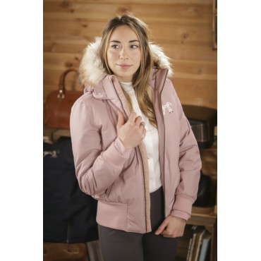 Blouson bombers Step PENELOPE LEPREVOST Rose Poudré • Sud Equi'Passion