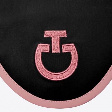 Bonnet anti-mouches Light Weight Jersey strip série Candy Pink CAVALLERIA TOSCANA • Sud Equi'Passion