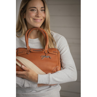 Sac en cuir Maelys PM PENELOPE LEPREVOST Cognac