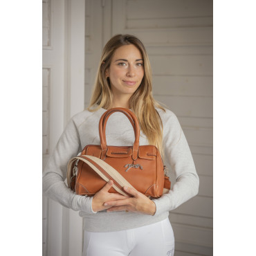 Sac en cuir Maelys PM PENELOPE LEPREVOST Cognac