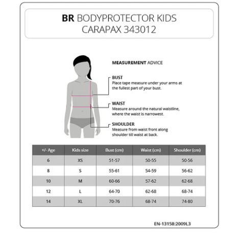 Gilet de protection Carapax Enfant BR • Sud Equi'Passion