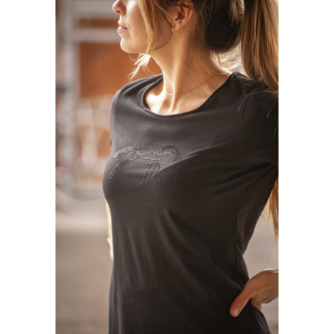 T-shirt femme Iconic Strass PENELOPE LEPREVOST • Sud Equi'Passion