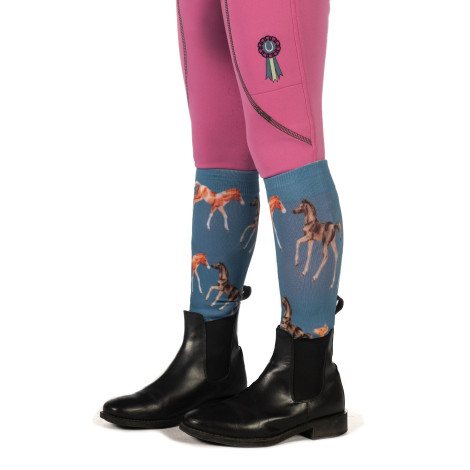 Chaussettes junior Pony Club HKM • Sud Equi'Passion
