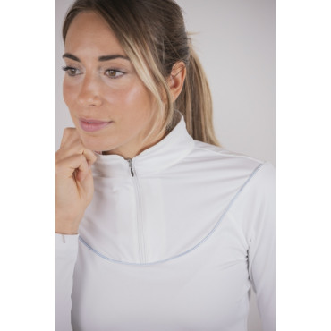 Polo de concours ML femme Toscane PENELOPE LEPREVOST Blanc