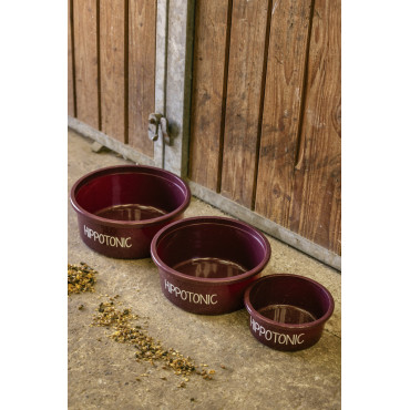 Bol d'écurie Glitter 8L HIPPOTONIC Bordeaux