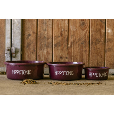 Bol d'écurie Glitter 8L HIPPOTONIC Bordeaux