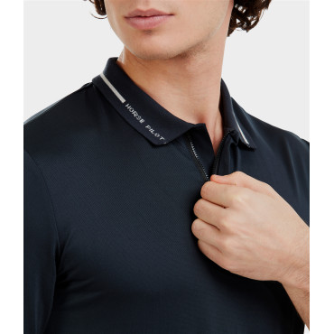 Polo homme Atlas HORSE PILOT Blue Graphite