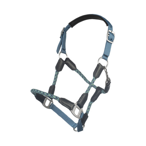 Licol nylon/cuirl Nele HKM • Sud Equi'Passion