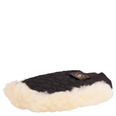 Gant de pansage mouton naturel simple BR • Sud Equi'Passion