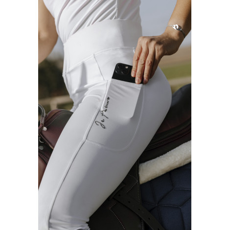 Legging de concours femme Flora full grip JTM EQUITHEME • Sud Equi'Passion