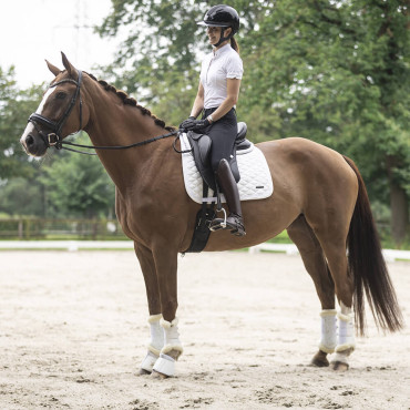 Tapis dressage Midnight LAMI-CELL Blanc