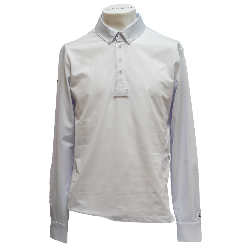 Polo de concours ML homme San Remo FLAGS&CUP • Sud Equi'Passion
