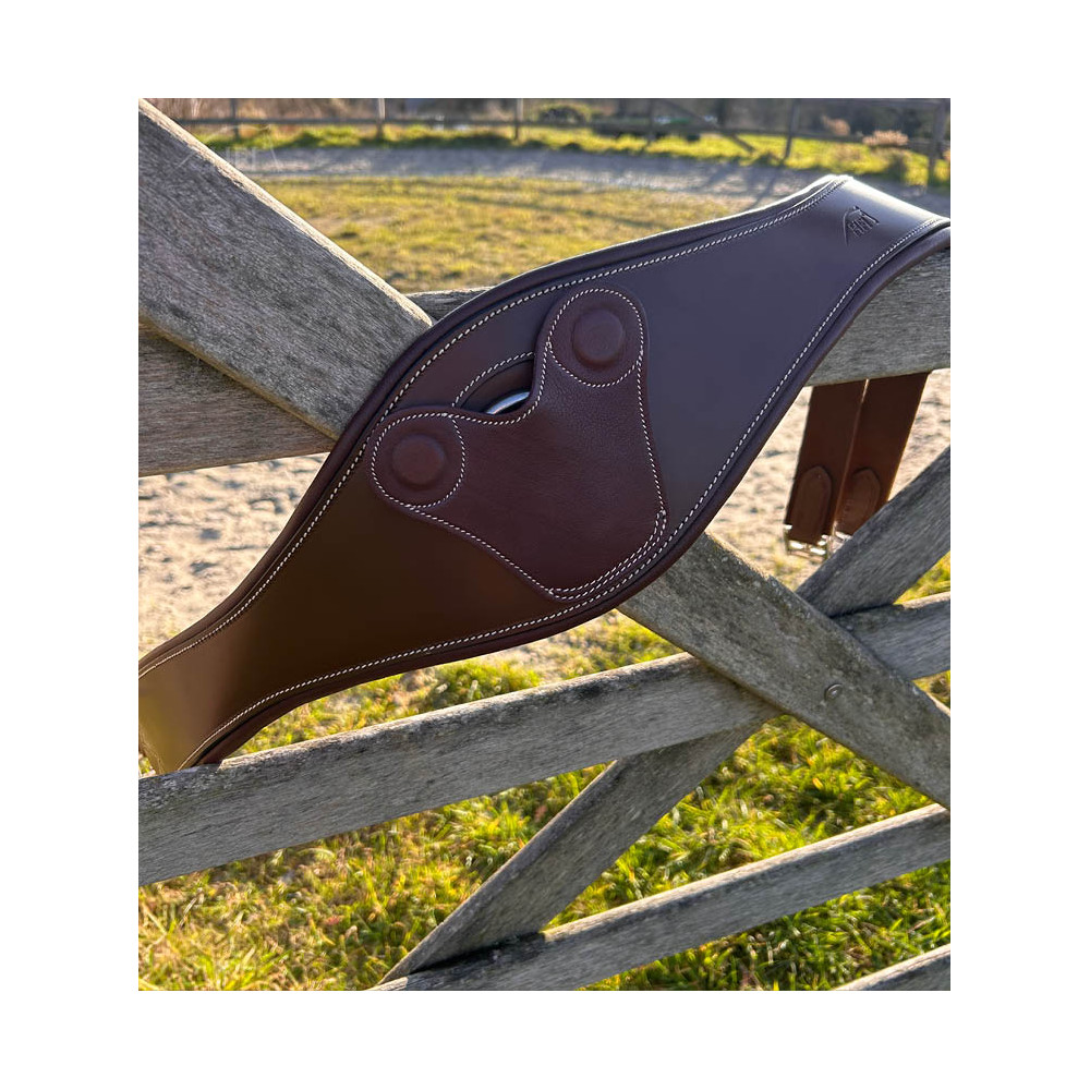 Sangle cuir anatomique Magnetic HFI • Sud Equi'Passion