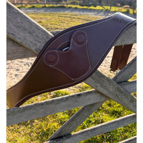 Sangle cuir anatomique Magnetic HFI • Sud Equi'Passion