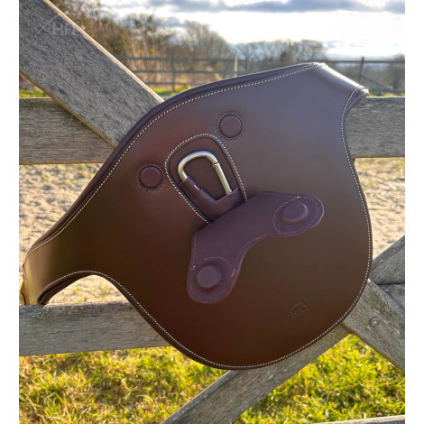 Sangle Bavette cuir anatomique Magnetic HFI • Sud Equi'Passion