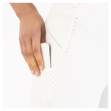 Legging de concours femme Isadora Full Grip BR Blanc