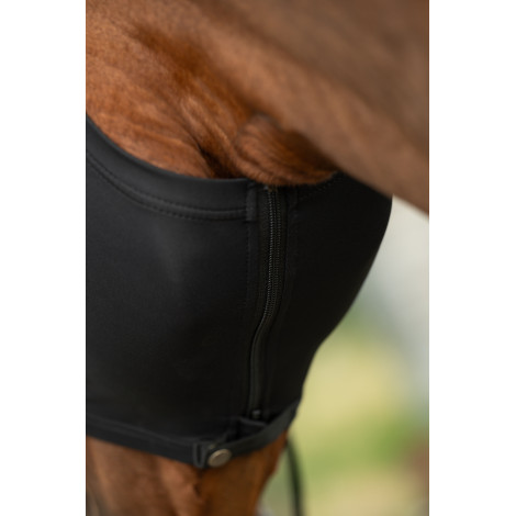 Masque Anti-Mouches Elastique avec naseaux HKM • Sud Equi'Passion