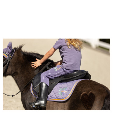 Legging enfant Mini Horse fullgrip BR Lilas