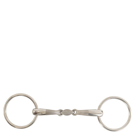 Mors anatomique à anneaux double brisure Satin Sense 16mm BR • Sud Equi'Passion