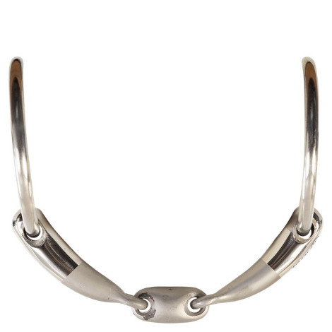 Mors anatomique à anneaux double brisure Satin Sense 16mm BR • Sud Equi'Passion
