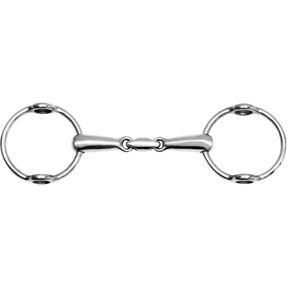 Mors Releveur Anatomique Double brisure canons creux 21mm FEELING • Sud Equi'Passion