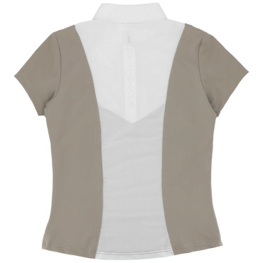 Polo de concours MC femme Tokyo EQUITHEME Taupe