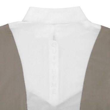 Polo de concours MC femme Tokyo EQUITHEME Taupe