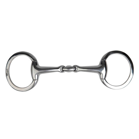 Mors olive inox "Magic System" double brisure 17mm METALAB • Sud Equi'Passion