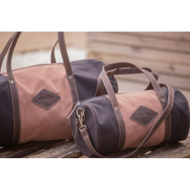 Sac Canvas Bowl Moyen PENELOPE LEPREVOST Noir et Rose