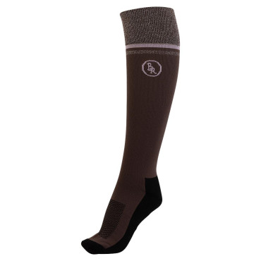 Chaussettes d'équitation Joanne BR Raisin Brown